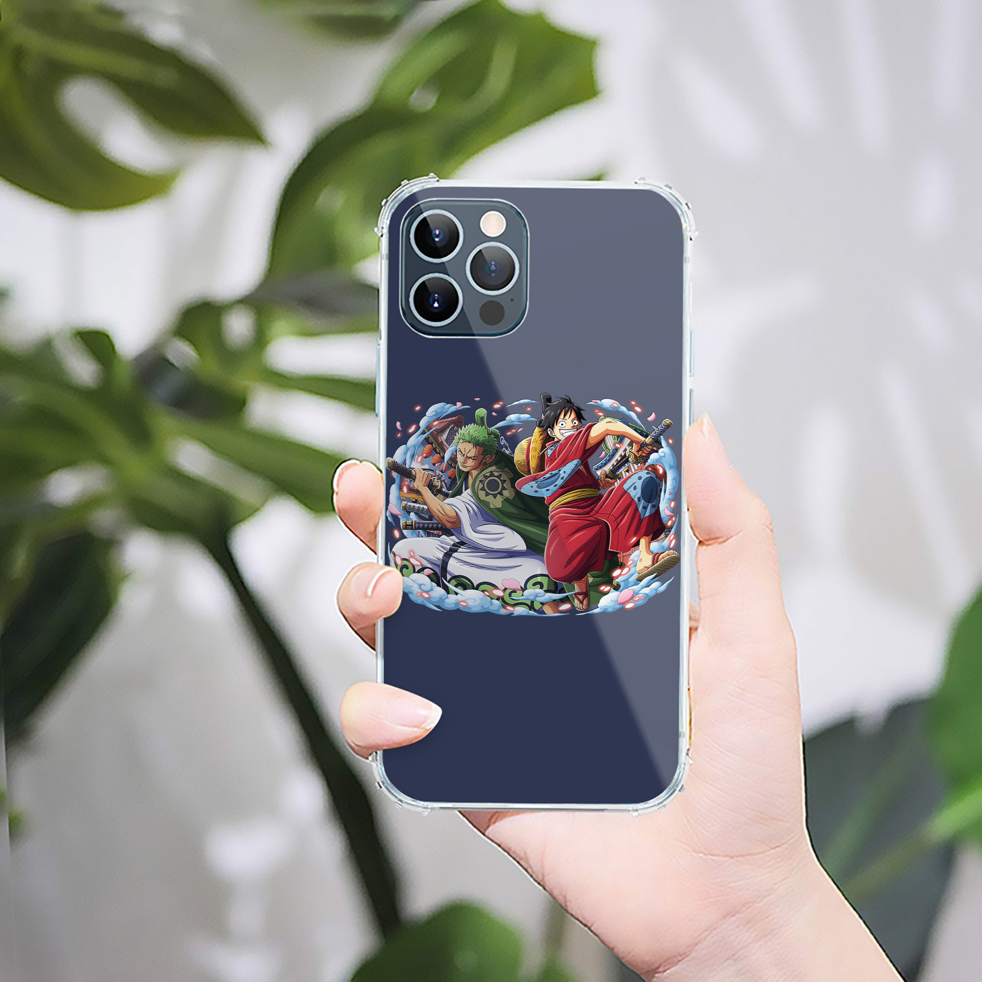 （画像用） ワンピース モンキー・D・ルフィ ONE PIECE Monkey D. Luffy 【iPhone 12シリーズ対応】透明スマホケース（クリアソフトケース）